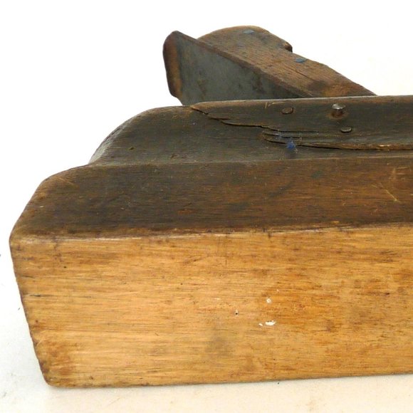 Antique woodworkers horn plane primitive hand work - Picture 10 of 12